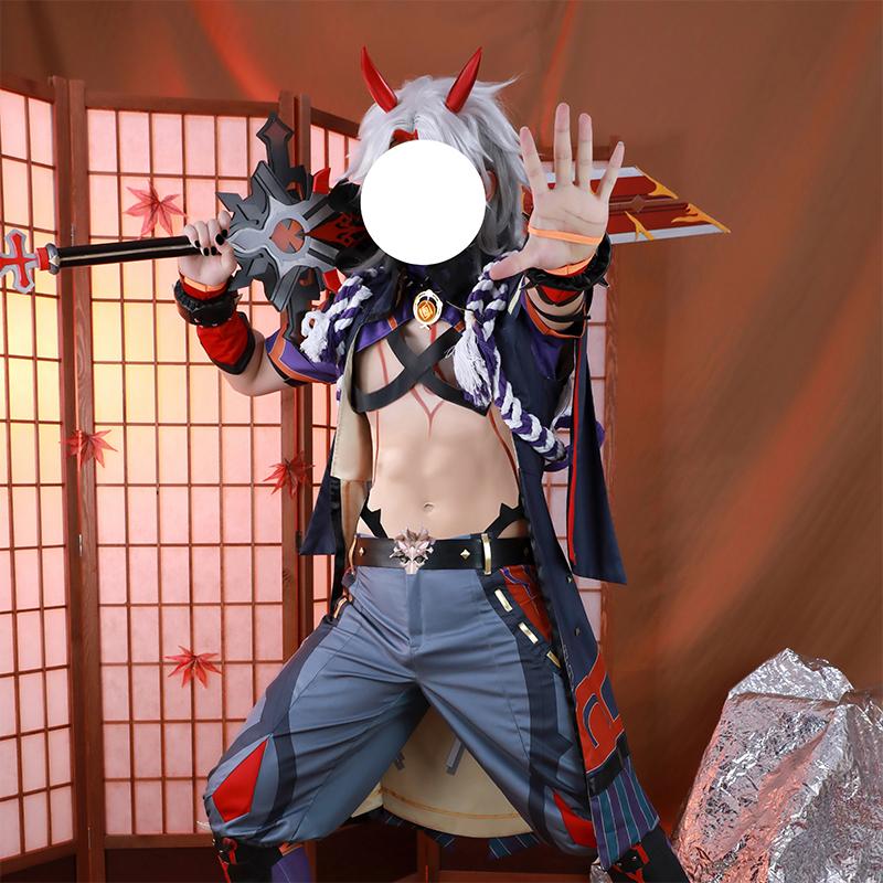 Last Batch Ready To Ship Genshin Impact Arataki Itto Cosplay Costume