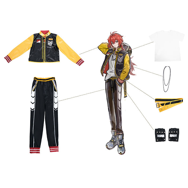 Last Batch Genshin Impact Diluc Racing Suit Cosplay Costume