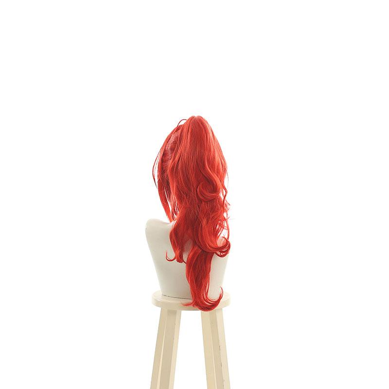 Game Genshin Impact Diluc Ponytail Red Cosplay Wigs