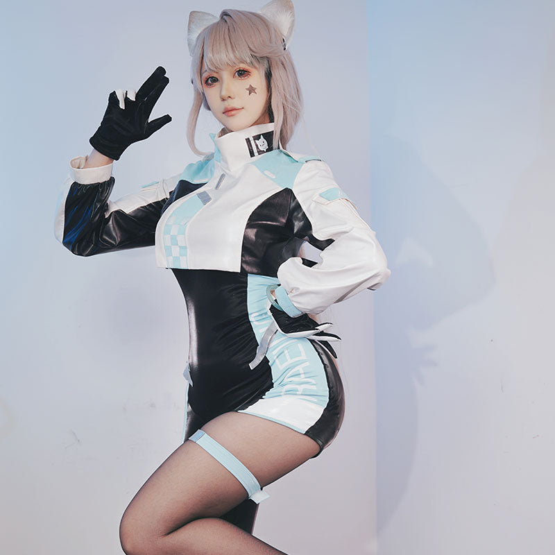 Genshin Impact Lynette Racing Suit Cosplay Costume
