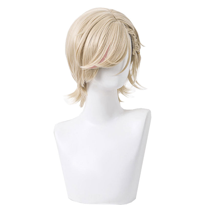 Genshin Impact Fontaine Lyney Cosplay Wigs Blonde Wigs