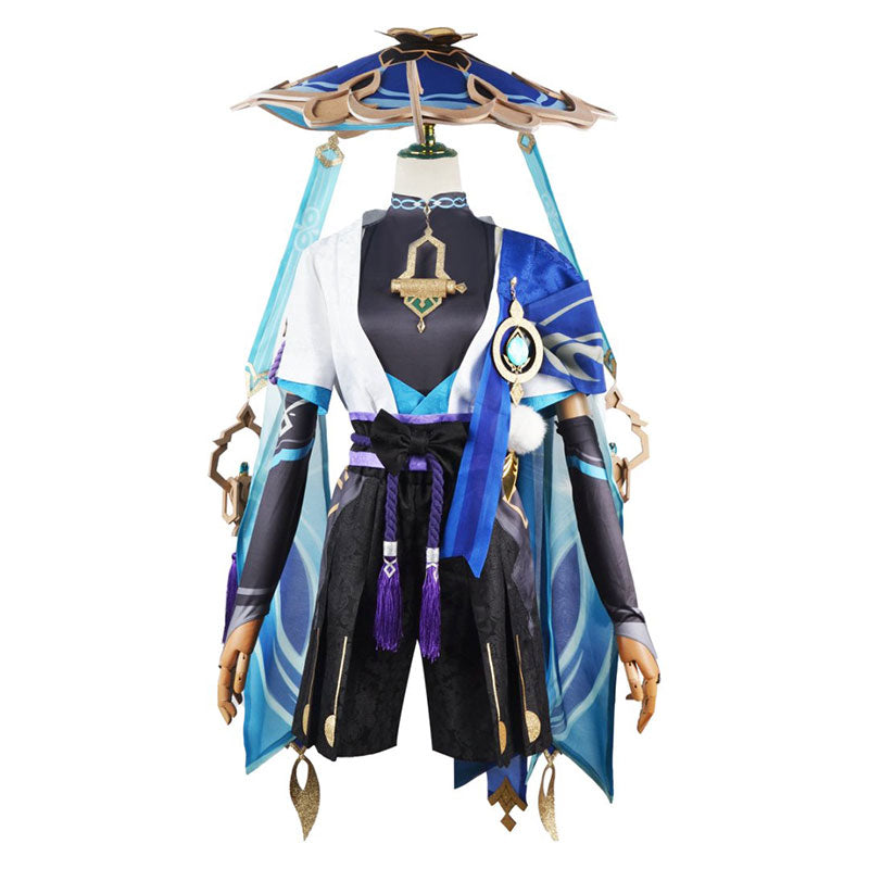 Genshin Impact Wanderer Cosplay Costume Scaramouche Wanderer Genshin Cosplay Costume