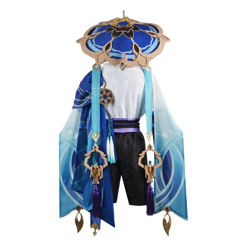 Genshin Impact Wanderer Cosplay Costume Scaramouche Wanderer Genshin Cosplay Costume