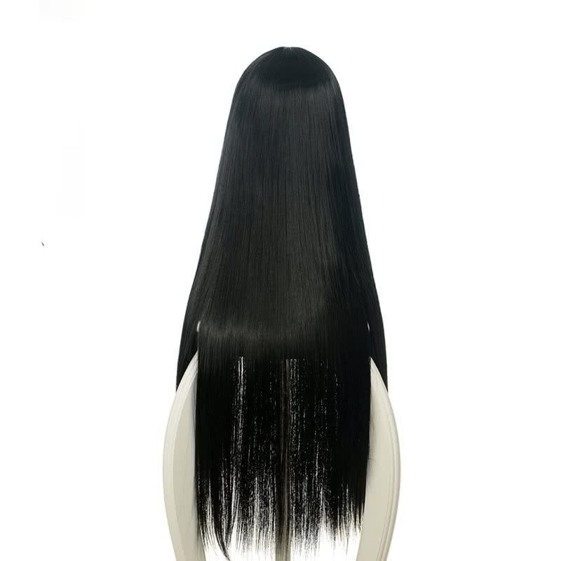 Gintama Katsura Kotarou Anime Black Long straight Cosplay Wigs