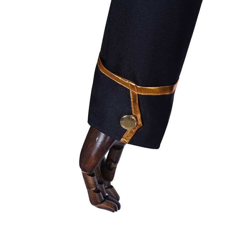 Gintama Toushirou Hijikata/Sougo Okita Uniform Black Cosplay Costumes