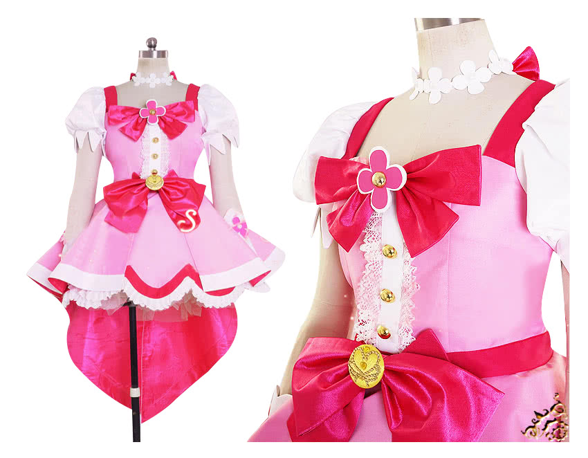 Fresh Pretty Cure! Haruno Haruka Cosplay Costume