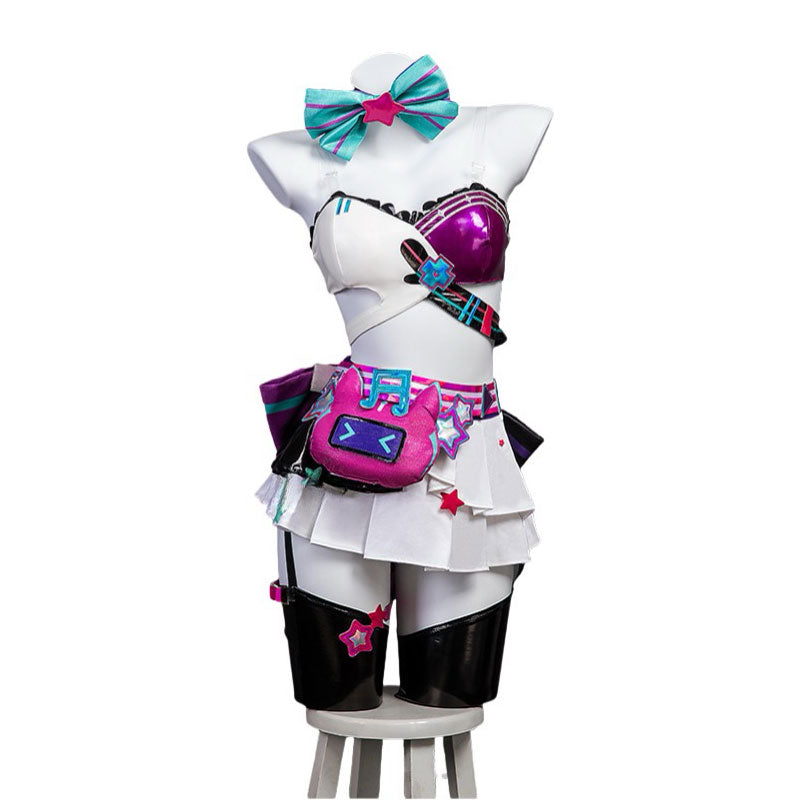 Virtual Idol Mush Dash Miku Cosplay Costume