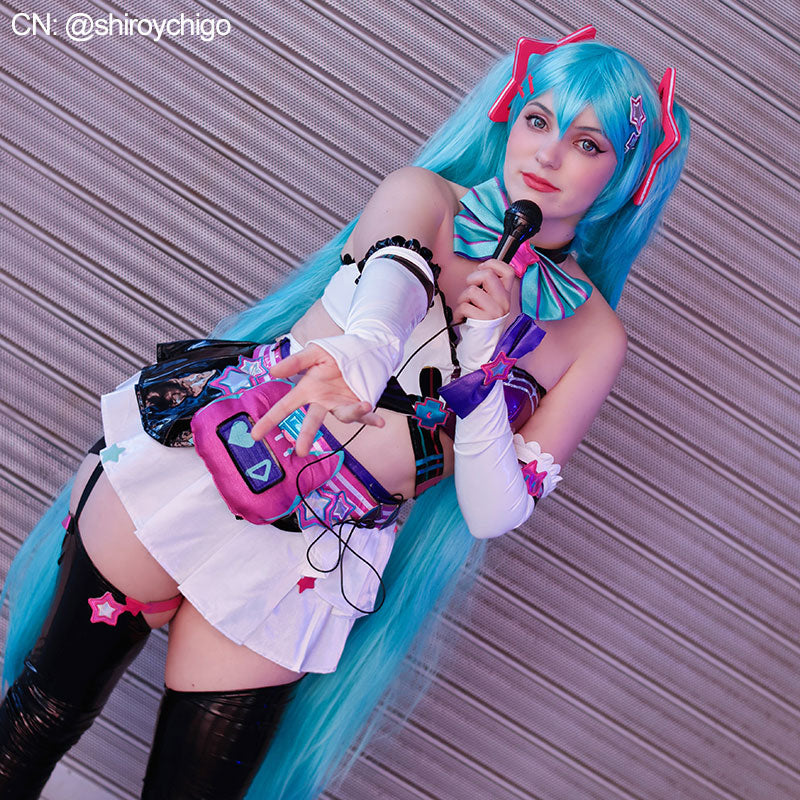 Virtual Idol Mush Dash Miku Cosplay Costume