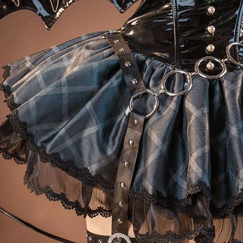 Virtual Idol Raccoon Devil Halloween Cosplay Costume