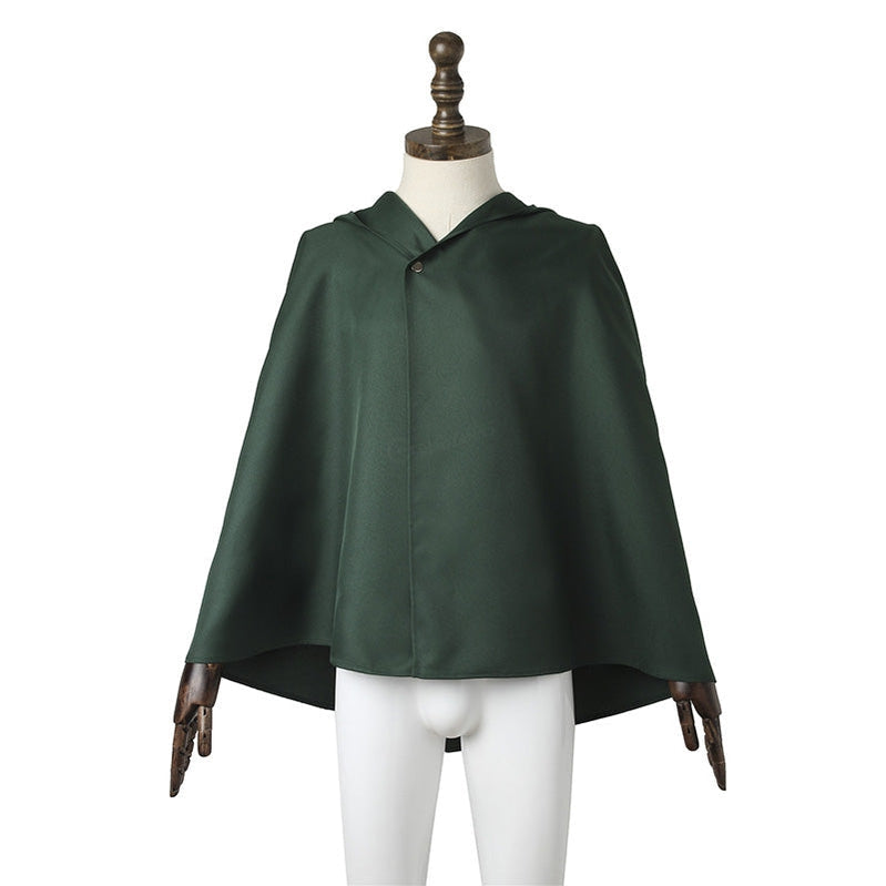 Attack on Titan Levi Ackerman Survey Corps Uniform Set Cosplay Costumes