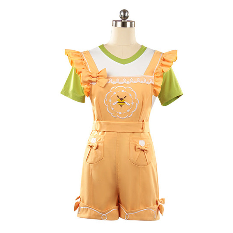 Infinity Nikki T-shirt Suspender Pants Cosplay Costume