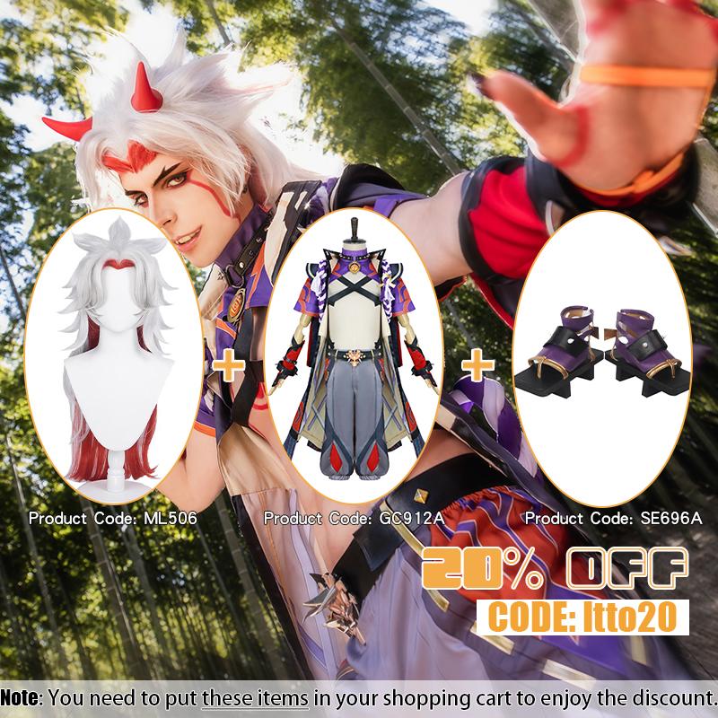 Last Batch Ready To Ship Genshin Impact Arataki Itto Cosplay Costume
