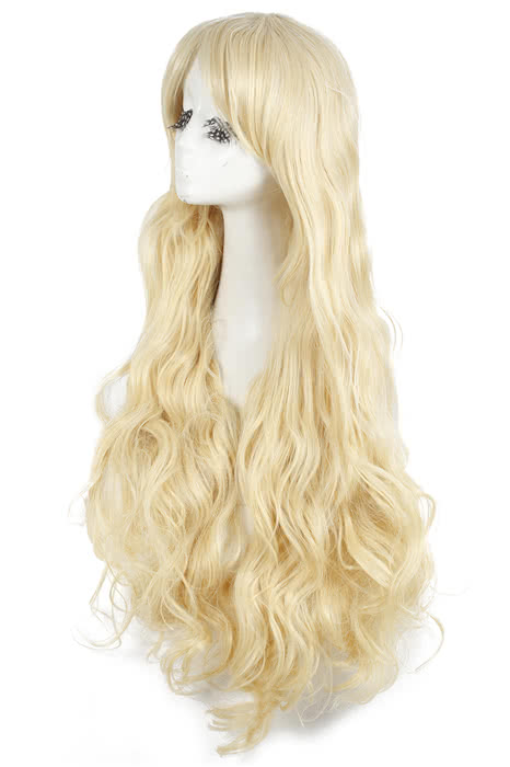 90cm Long Wave Amagi Brilliant Park Latifah Fullanza Cosplay Wig