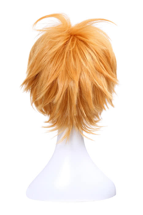 Bungou Stray Dogs Junichiro Tanizaki Anime Orange Brown Short Layered Cosplay Wigs