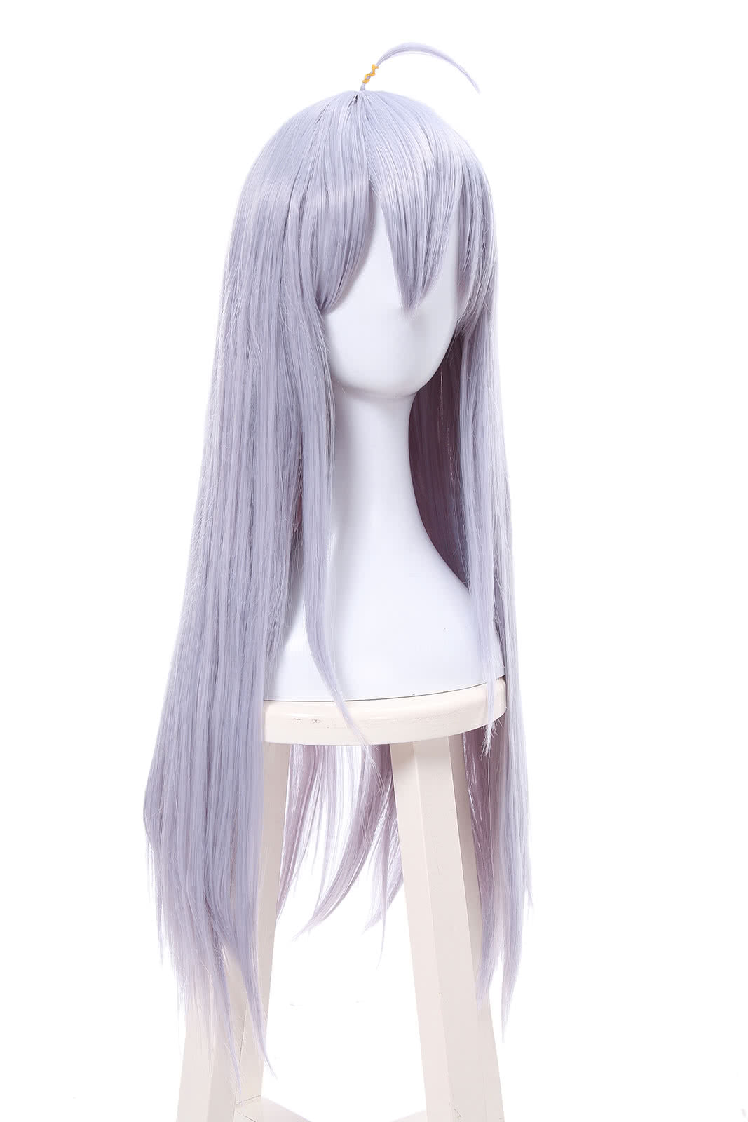 Akashic Records Of Bastard Magic Instructor Sistine Fibel Mixed Silver Long Straight Anime Cosplay Wigs