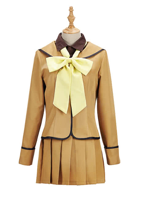 Kamisama Kiss Nanami Momozono Girl Yellow Suit Uniform Anime Cosplay Costumes