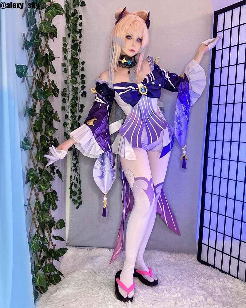 In Stock Genshin Impact Sannomiya Kokomi Cosplay Costume