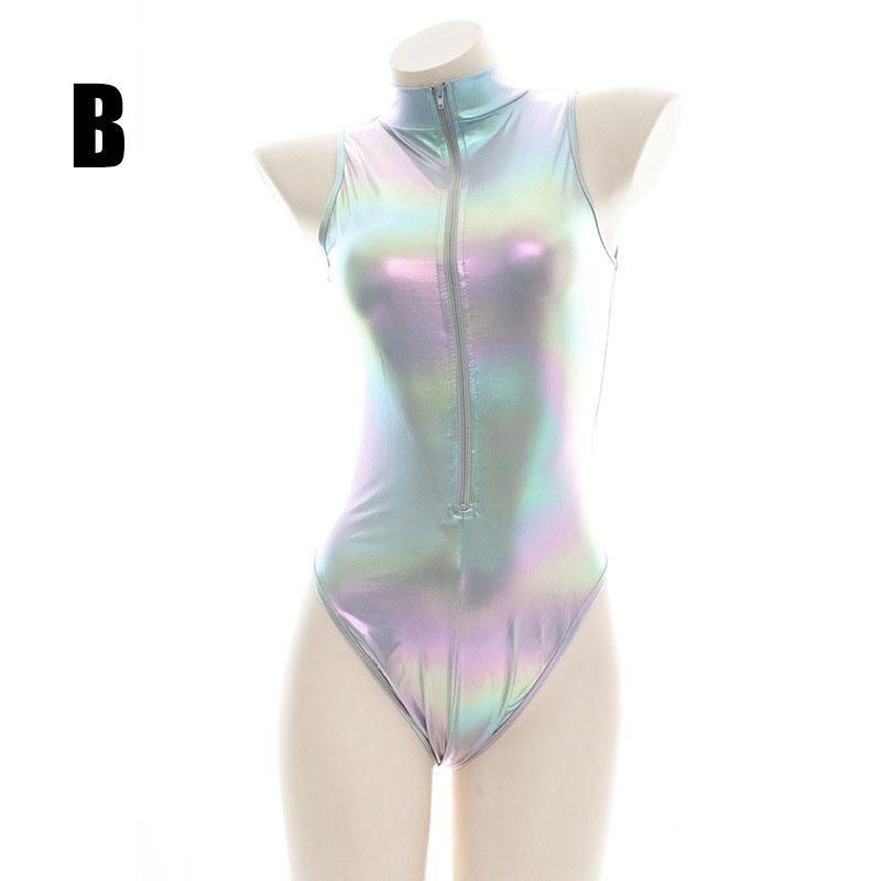 Laser Bodysuit 2 Color Swimsuit Cosplay Costume