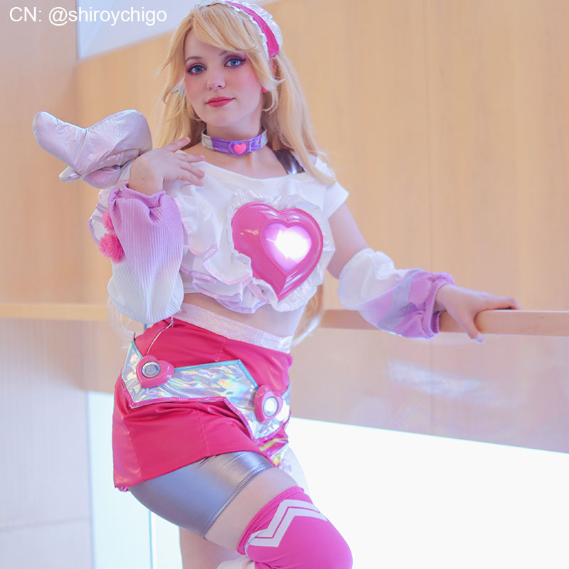 League Of Legends LOL Lovestruck Lux Cosplay Costume Halloween Costume