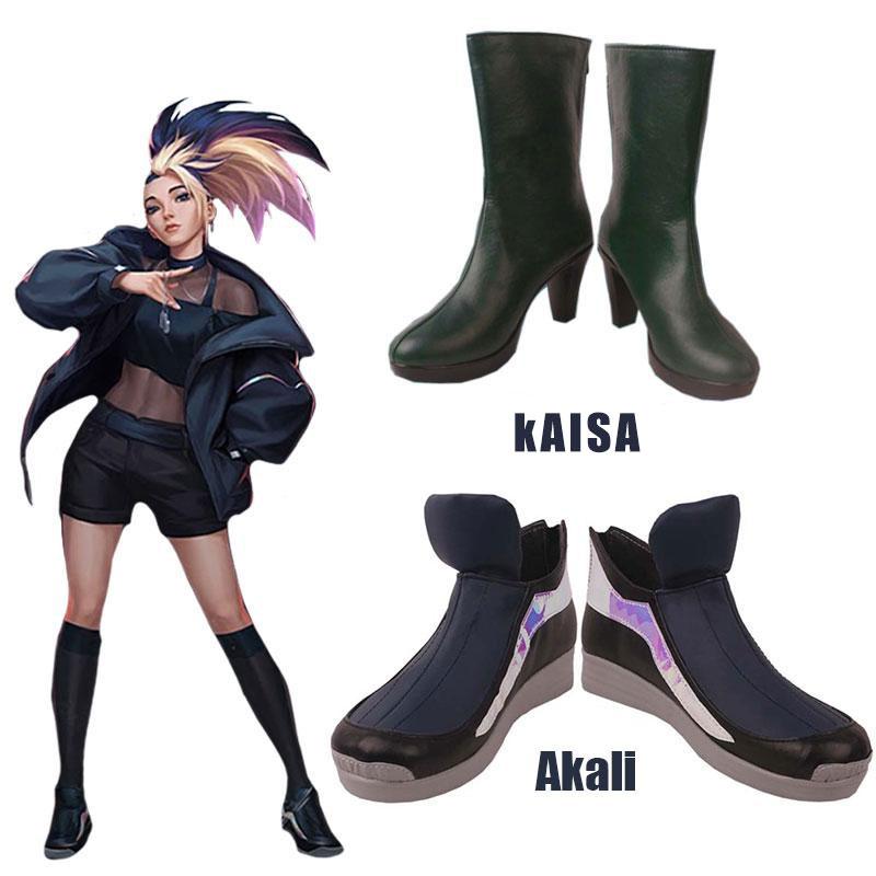 LOL KDA BADDEST Kaisa & Akali Cosplay Shoes