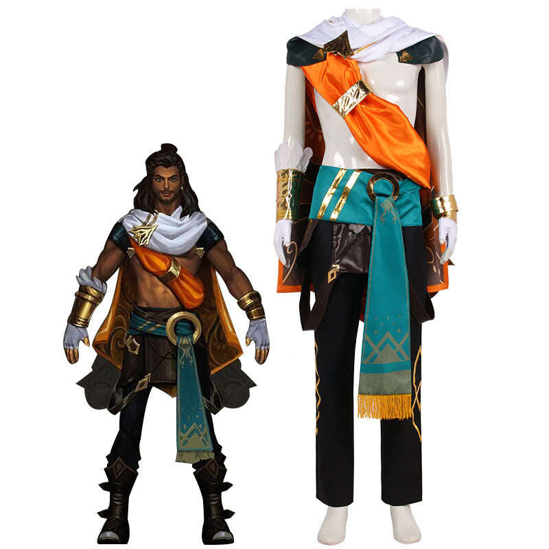LOL League of Legends Akshan Cosplay Costume Halloween Costume