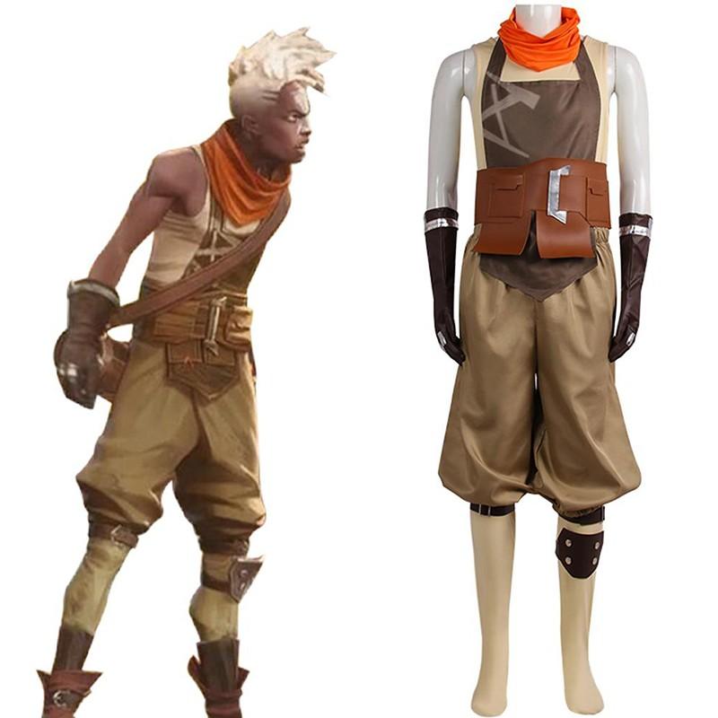 LOL Arcane Ekko Cosplay Costume Halloween Costume