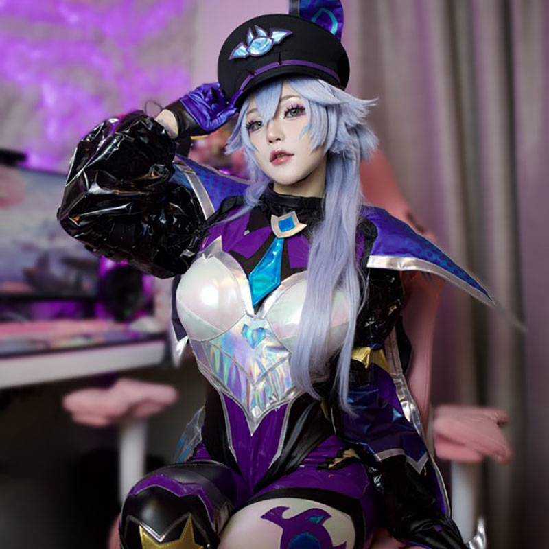 Last Batch LOL Battle Bat Xayah Cosplay Costume Halloween Costume