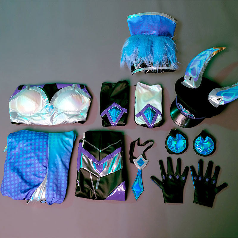 Last Batch LOL Battle Bat Xayah Cosplay Costume Halloween Costume