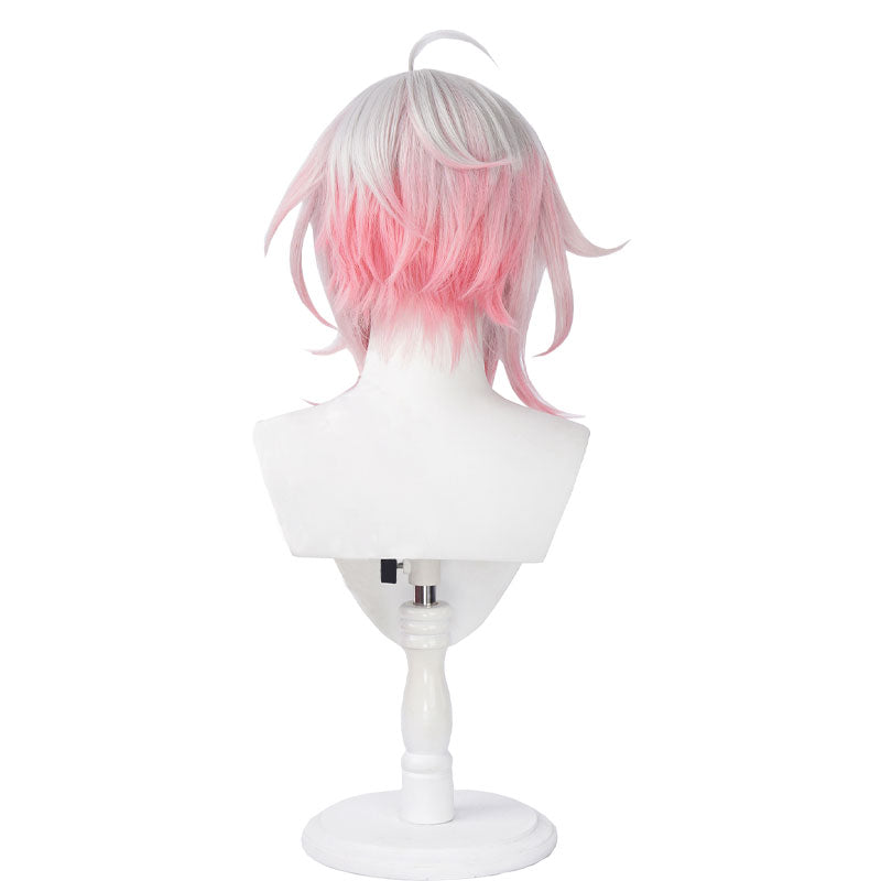 League Of Legends LOL Briar Short White Gradient Pink Cosplay Wigs Halloween wig