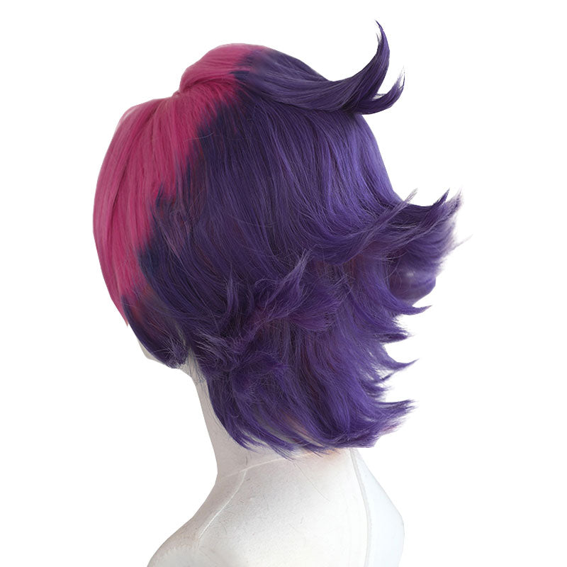 League Of Legends LOL Heartsteel Shieda Kayn Red Mixed Purple Cosplay Wig Halloween wig