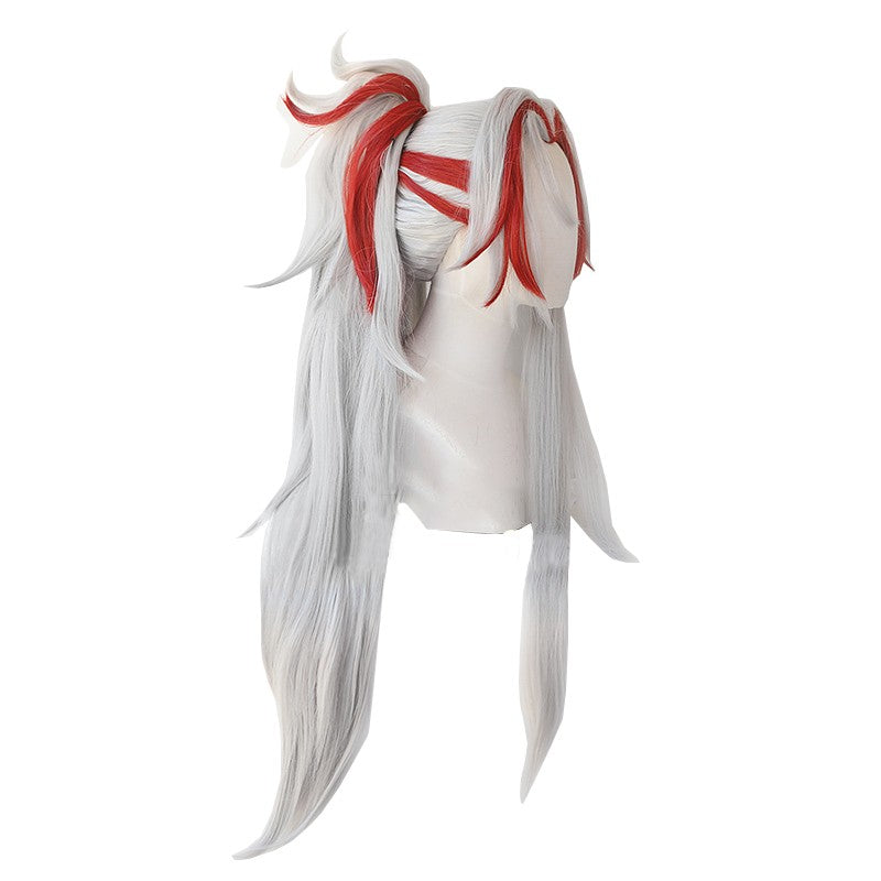 League Of Legends LOL Heartsteel Yone Grey Cosplay Wigs Halloween wig
