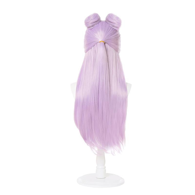 LOL KDA BADDEST Evelynn Purple Long Cosplay Wigs