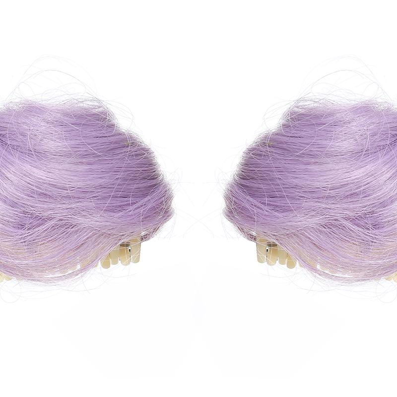 LOL KDA BADDEST Evelynn Purple Long Cosplay Wigs
