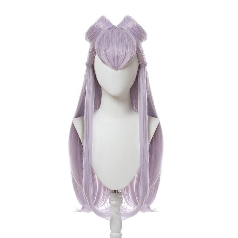 LOL KDA All Out Evelynn Purple Light Long Cosplay Wigs
