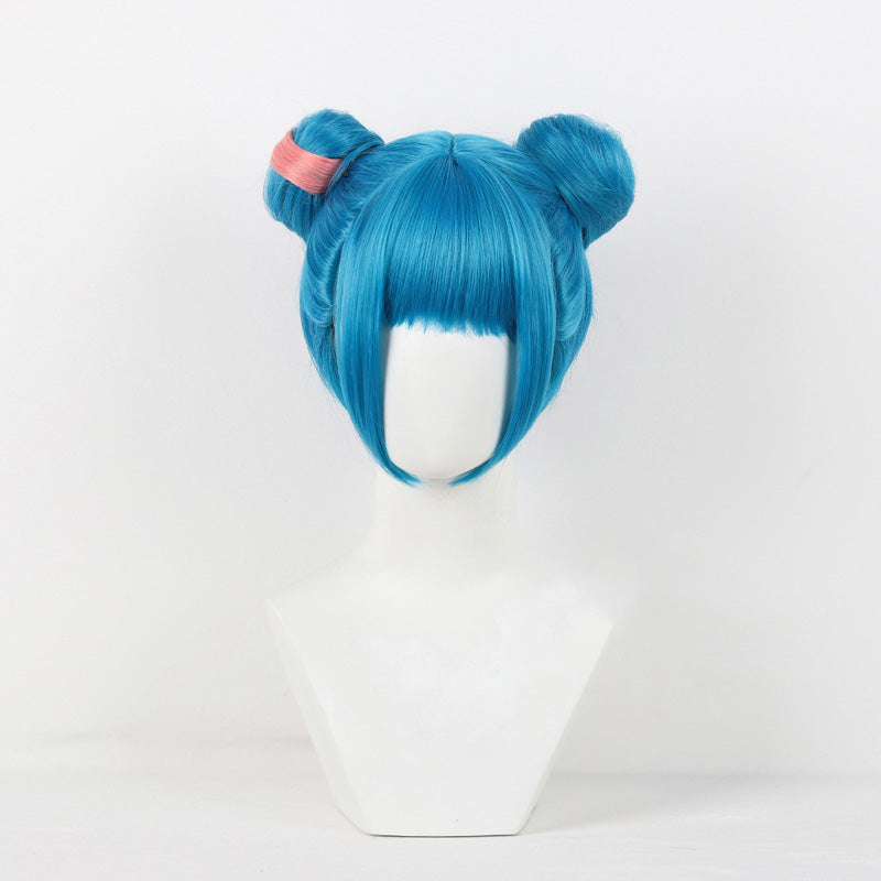 LOL League Of Legends Jinx Short Cosplay Wig