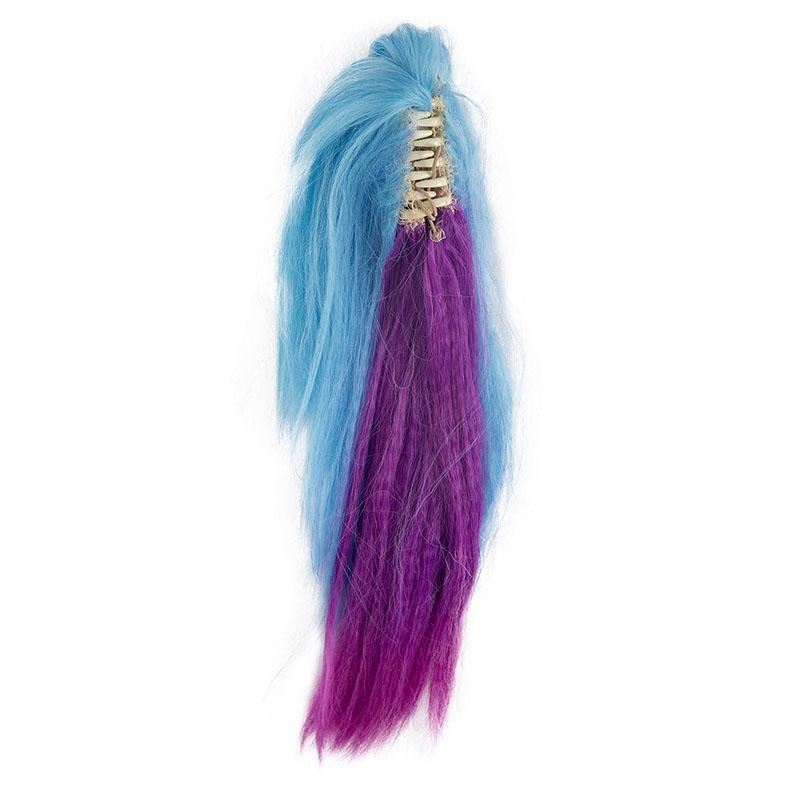 LOL Star Guardian Akali Blue Mixed Purple Cosplay Wigs Halloween wig