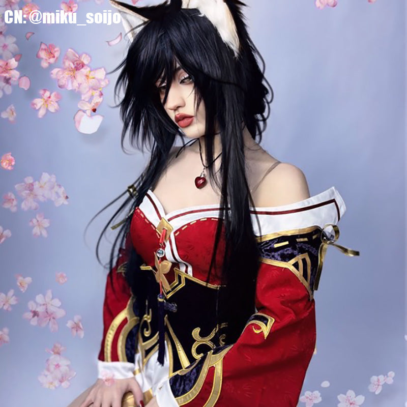 LOL The Nine Tailed Fox Ahri Cosplay Costume