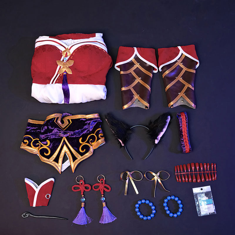 LOL The Nine Tailed Fox Ahri Cosplay Costume