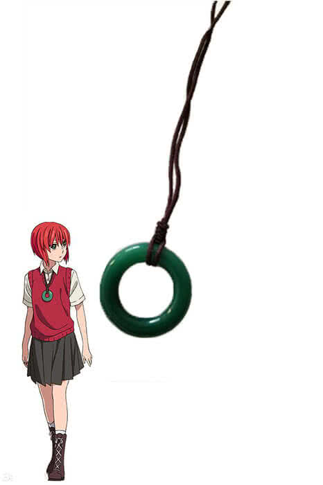 Mah¨ Tsukai no Yome Chise Hatori Green Anime Cosplay Prop Necklaces