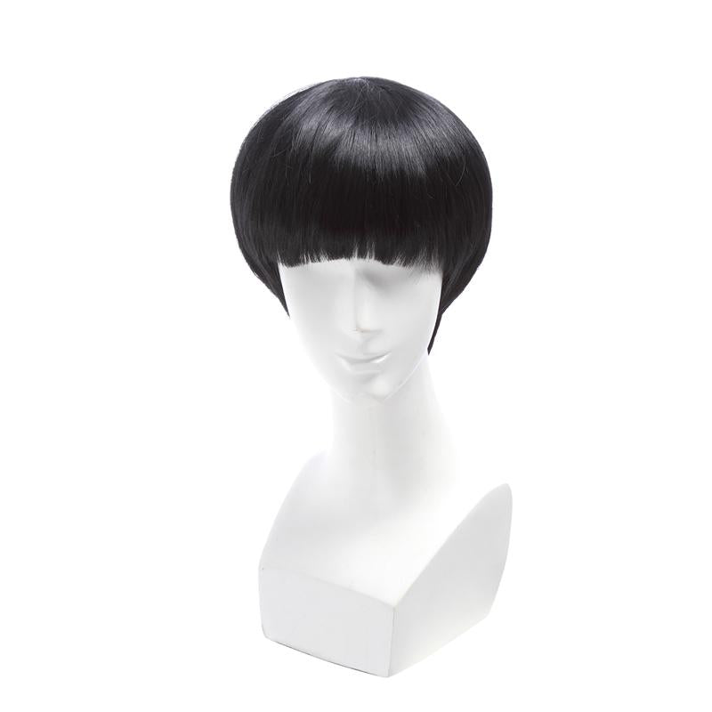 Mob Psycho 100 Mob Black Wave Head Short Wig Cosplay Wigs