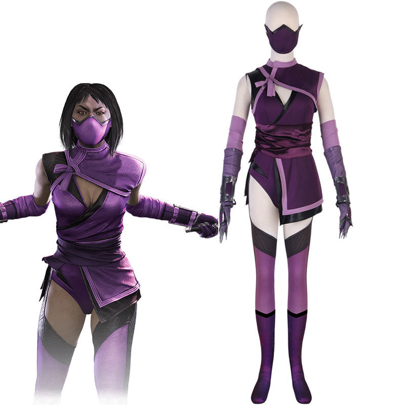 Mortal Kombat Mileena Cosplay Costume Suit