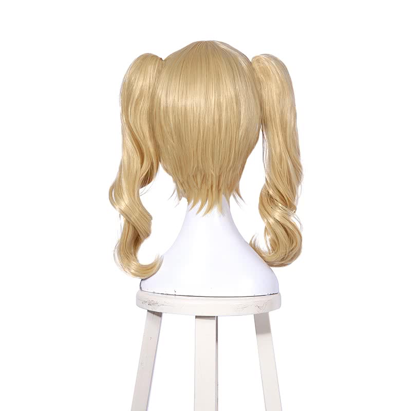 Movie Suicide Squad Harleen Quinzel Cosplay Wigs Blond Long Hair Female Wigs