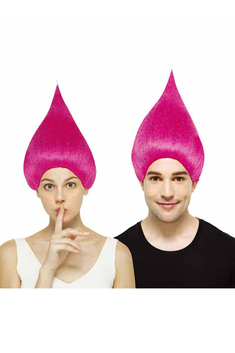 Movie Trolls Branch and Poppy 4 Colors Cosplay Hair Short Synthetic Cosplay Wigs