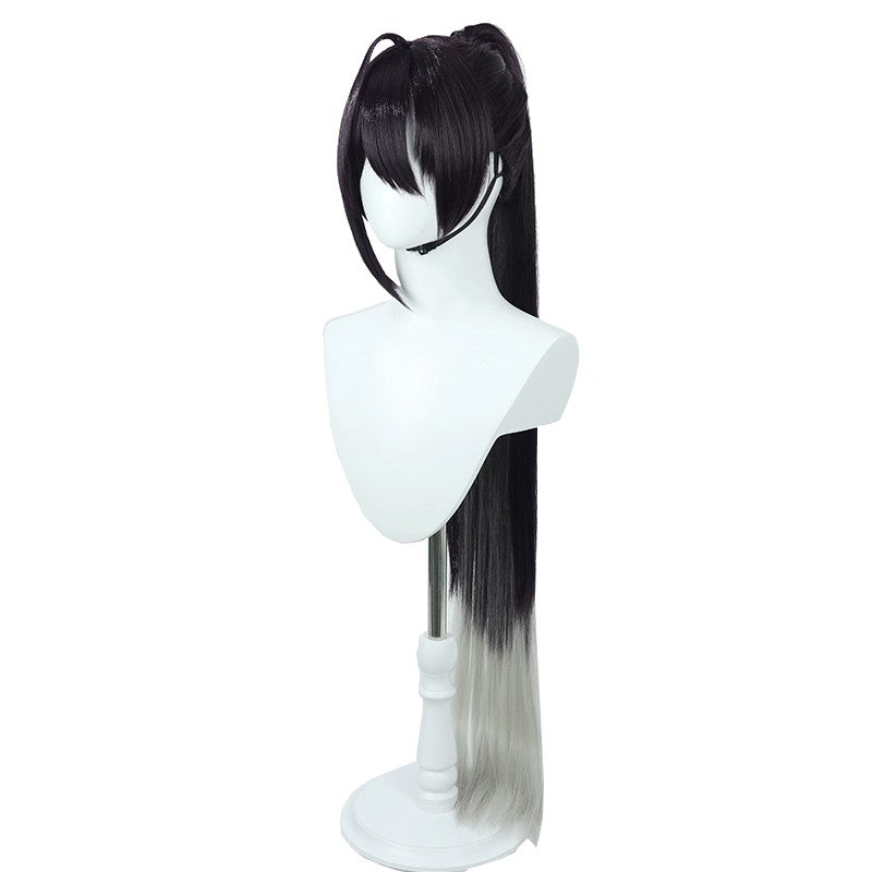 Nikke Goddess Of Victory Sin Black Mixed Grey Cosplay Wigs