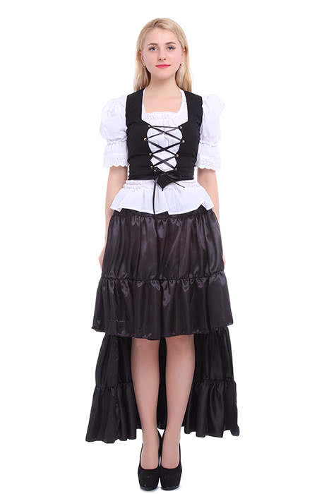 Oktoberfest Costumes Women Retro Belly Dances Skirts Long Dresses GC14A-F-3