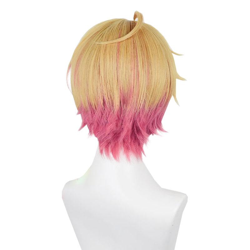 Oshi no Ko Aquamarine Hoshino Blonde Mixed Pink Cosplay Wigs