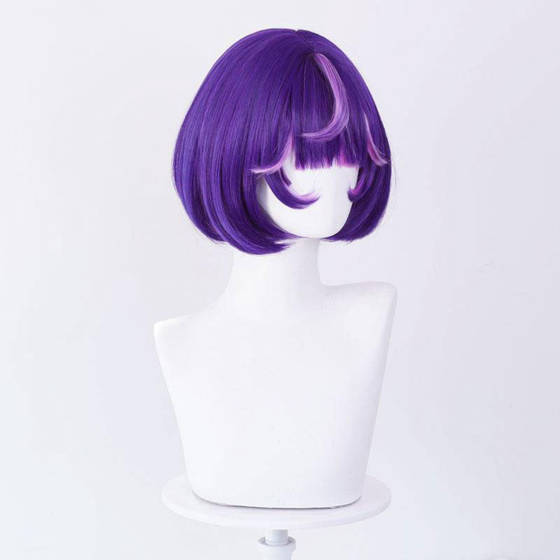 Overwatch Juno Purple BoBo Cosplay Wig