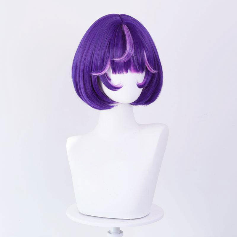 Overwatch Juno Purple BoBo Cosplay Wig