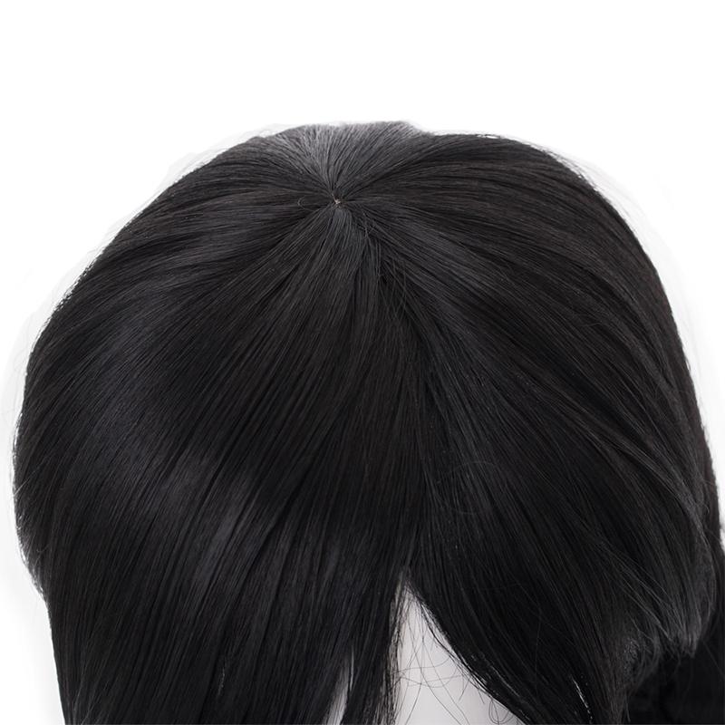 OW Academy D?Va Hana Song Black ponytail Cosplay Wigs