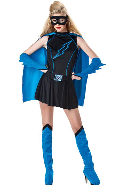 Supergirl Halloween Costume Cosplay With Cool Cloak